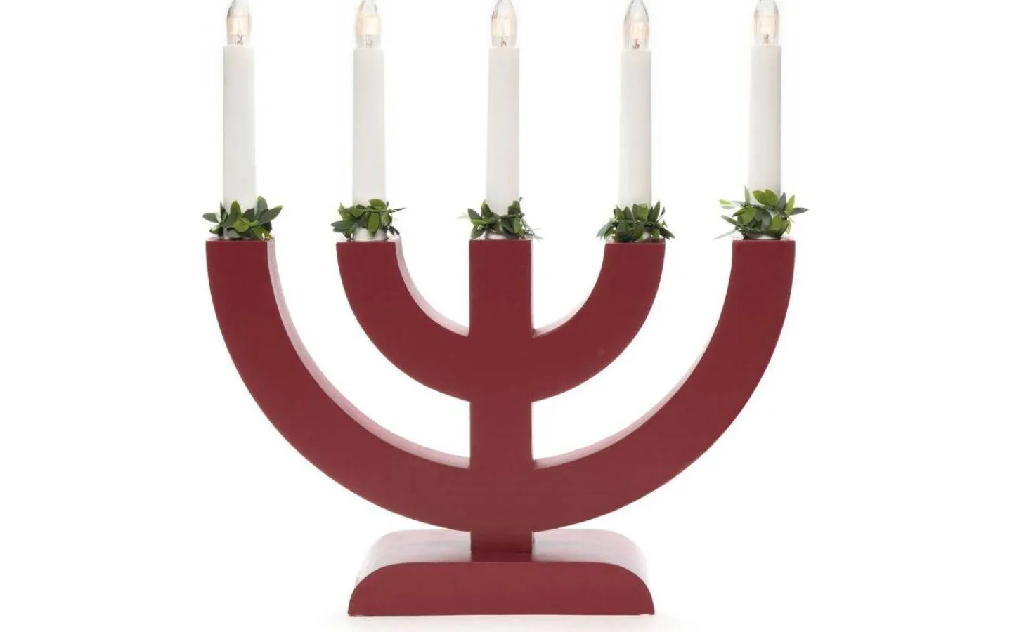 Konstsmide Silvia Adventsljusstake 5L 31cm Röd* Visa Alla Adventsljusstakar|Adventsljusstakar 31-60 Cm