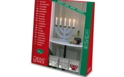 Konstsmide Silvia Adventsljusstake 5L 31cm Röd* Visa Alla Adventsljusstakar|Adventsljusstakar 31-60 Cm