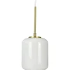 Dyberg Larsen Silvia Fönsterlampa 15cm Opal/Mässing* Fönsterlampor