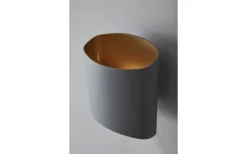 Vardagsrum|Hall & Trappa<Belid Sinne Vägglampa 17cm LED 8W 3000K Grå/Mässing