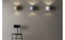 Belid Sinne Vägglampa 17cm LED 8W 3000K Vit/Mässing* Vardagsrum|Hall & Trappa