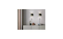 Belid Sinne Vägglampa 17cm Svart/Mässing* Lampetter