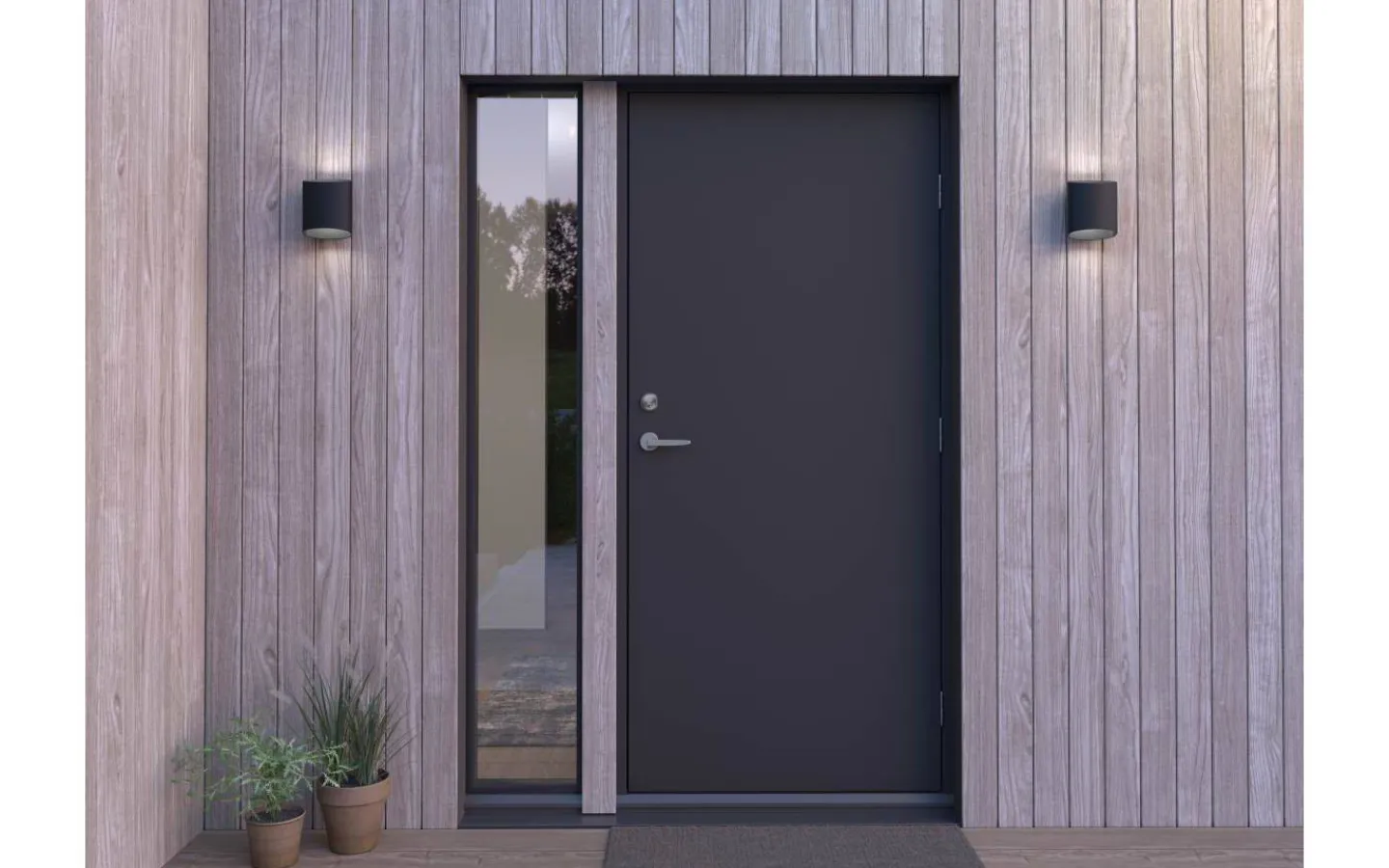 Belid Sinne Vägglampa LED 2x6W 3000K Svart IP44* Upp & Nedljus Lampor|Vägglampor Utomhus