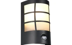 Vägglampor Utomhus<Reality Sintra Vägglampa E27 mattsvart rörelsesensor IP44