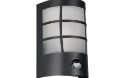 Vägglampor Utomhus<Reality Sintra Vägglampa E27 mattsvart rörelsesensor IP44