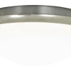 Siracusa Plafond 25cm LED 12W 3000K Krom/Vit IP44