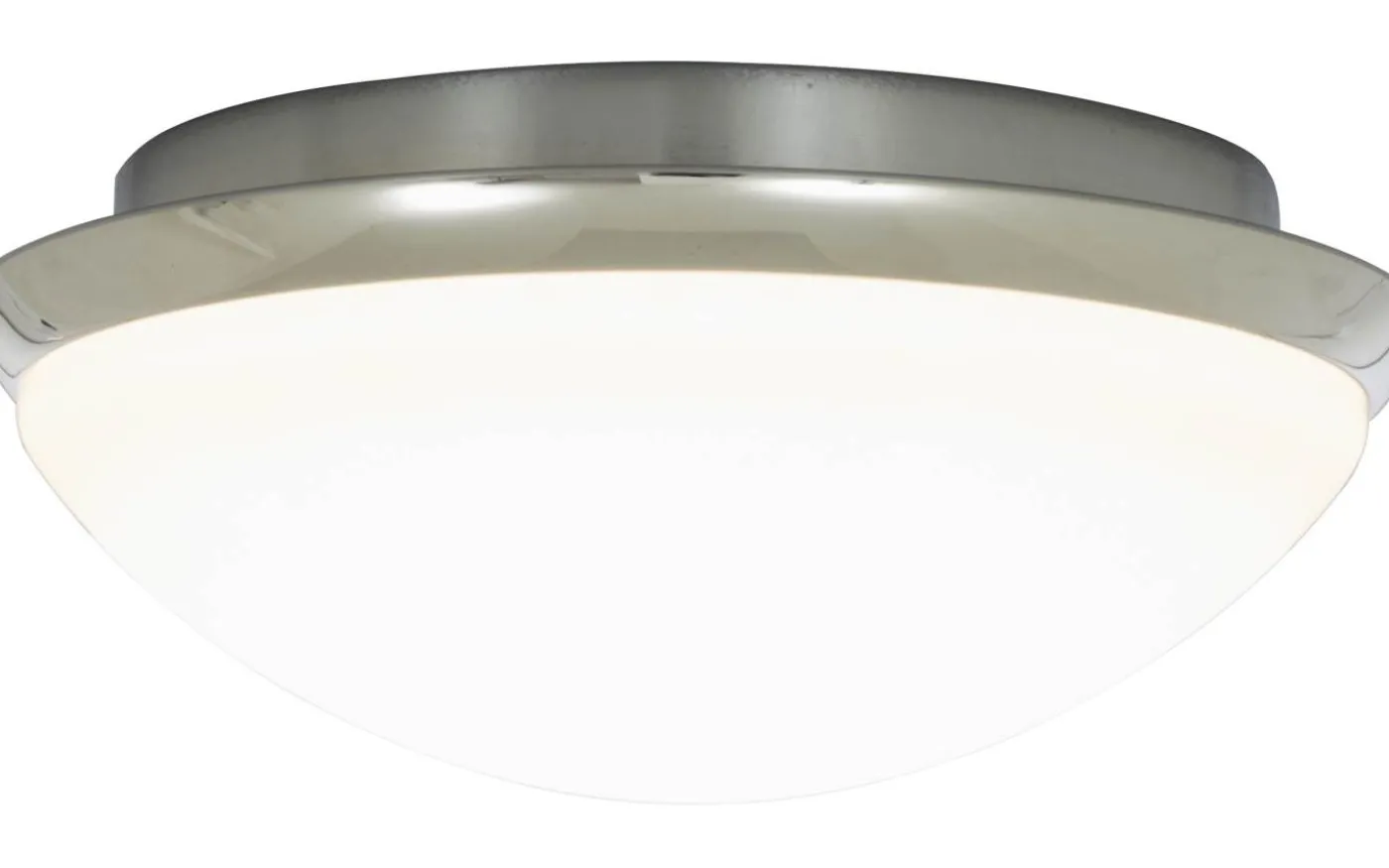 Siracusa Plafond 25cm LED 12W 3000K Krom/Vit IP44