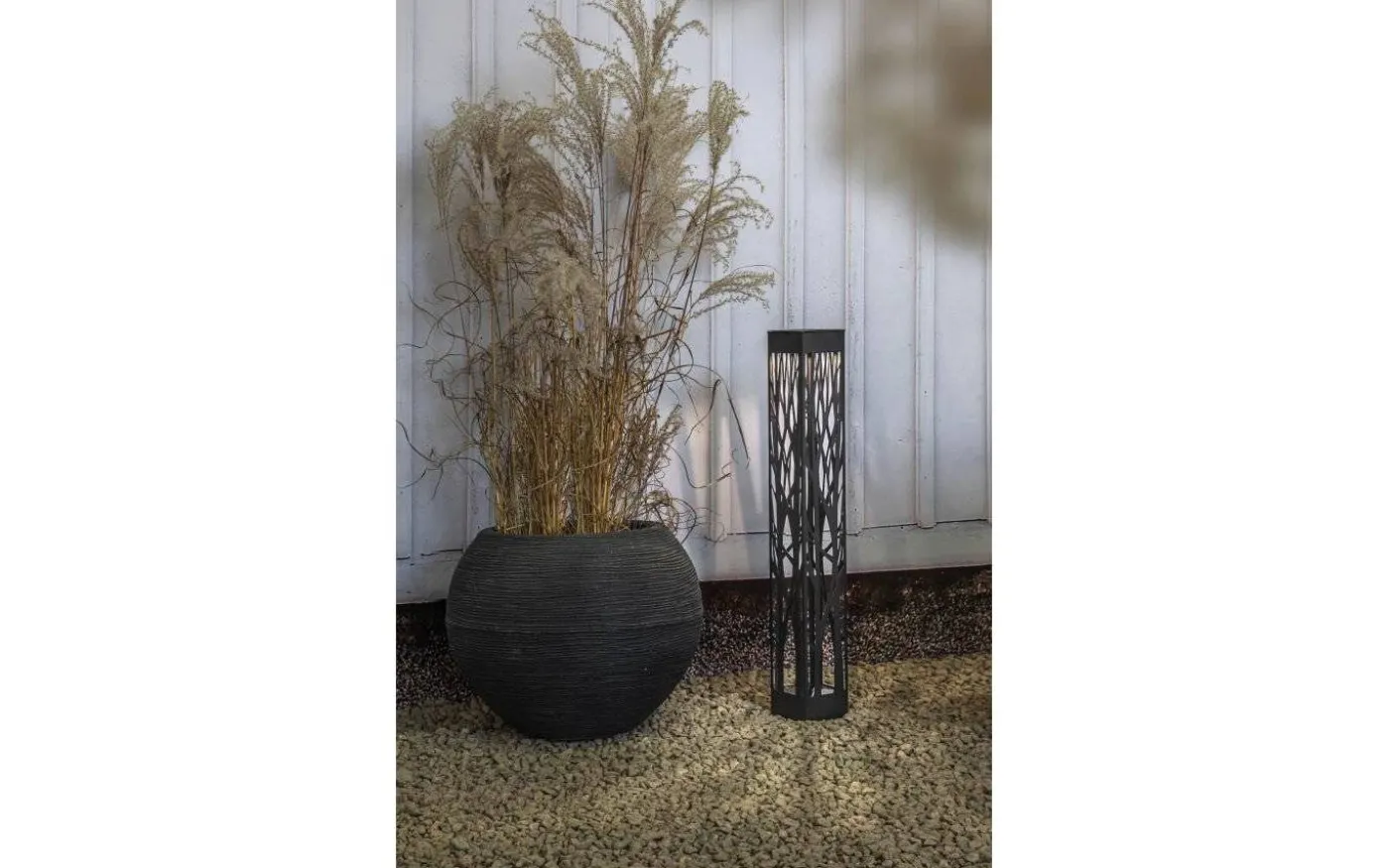 Siranna Solcellslampa 66cm Svart