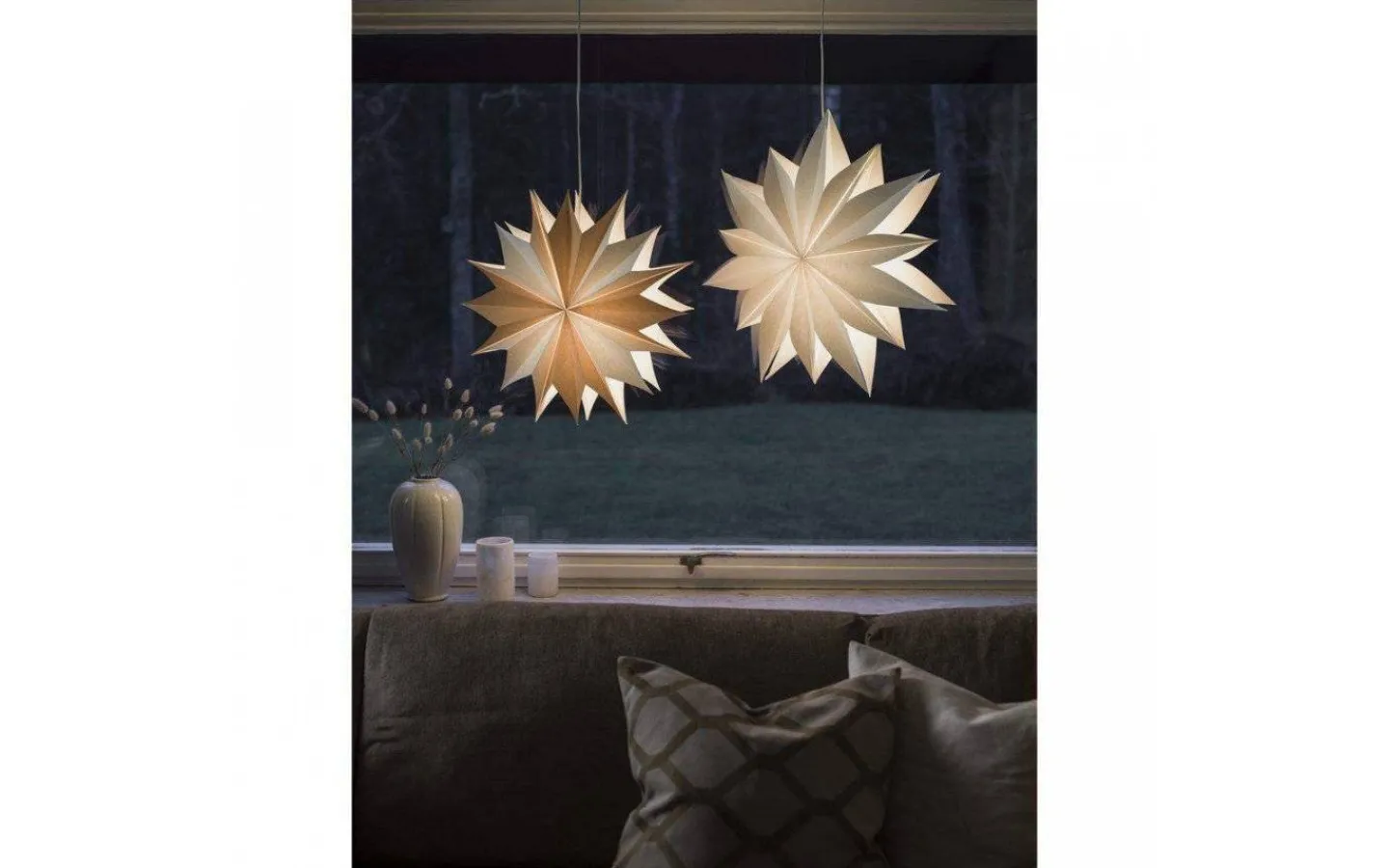 PR Home Sirius Pappstjärna 60cm Vit* Visa Alla Julstjärnor|Julstjärnor Utan Sladd