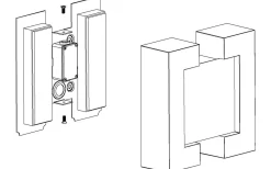 Vägglampor Utomhus<Eglo Sitia Fasadlampa LED 3000K 2x3,7W Nickel IP44