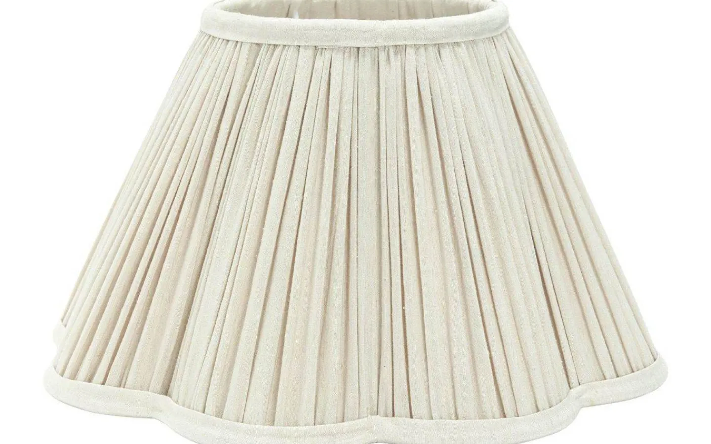 Toppringsskärmar|Plisserade Lampskärmar<PR Home Siv Toppringskärm Ø25cm Ivory