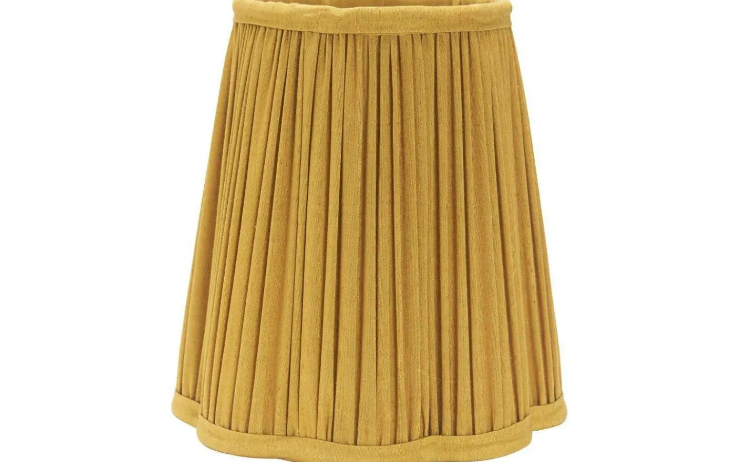 Plisserade Lampskärmar|Toppringsskärmar<PR Home Siv Toppringskärm Ø20cm Senap