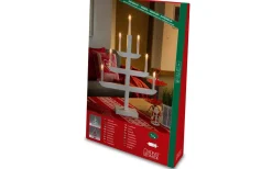 Visa Alla Adventsljusstakar|Adventsljusstakar 61-120 Cm<Konstsmide Siv Adventsljusstake 7L 65cm Röd