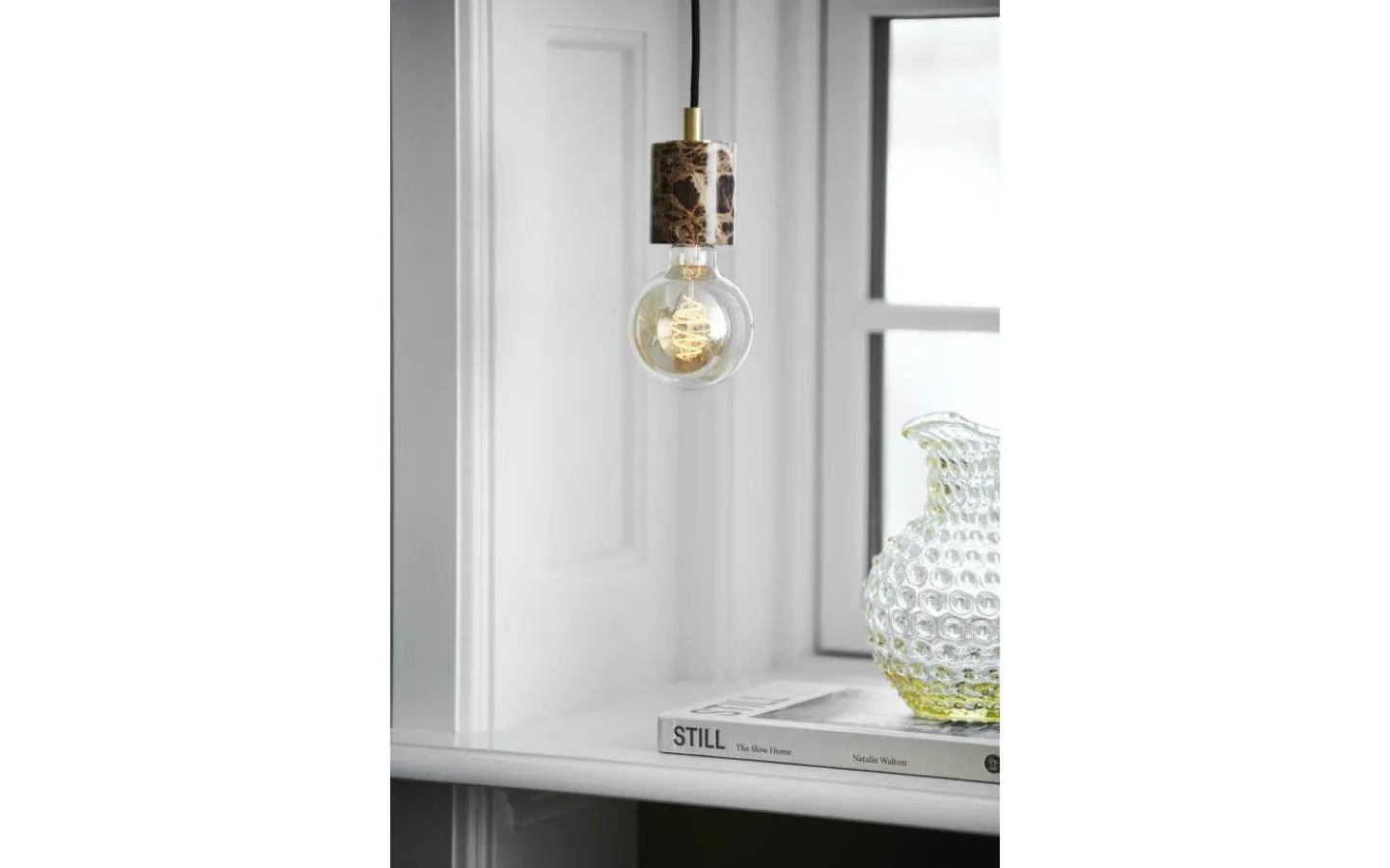 Nordlux Siv Fönsterlampa 10cm Brun* Fönsterlampor