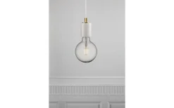 Sladdställ Med Sockel|Fönsterlampor<Nordlux Siv Pendel E27 Vit Marmor