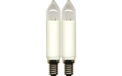 Skaftlampa E14 Bred 34V 3W 2-Pack