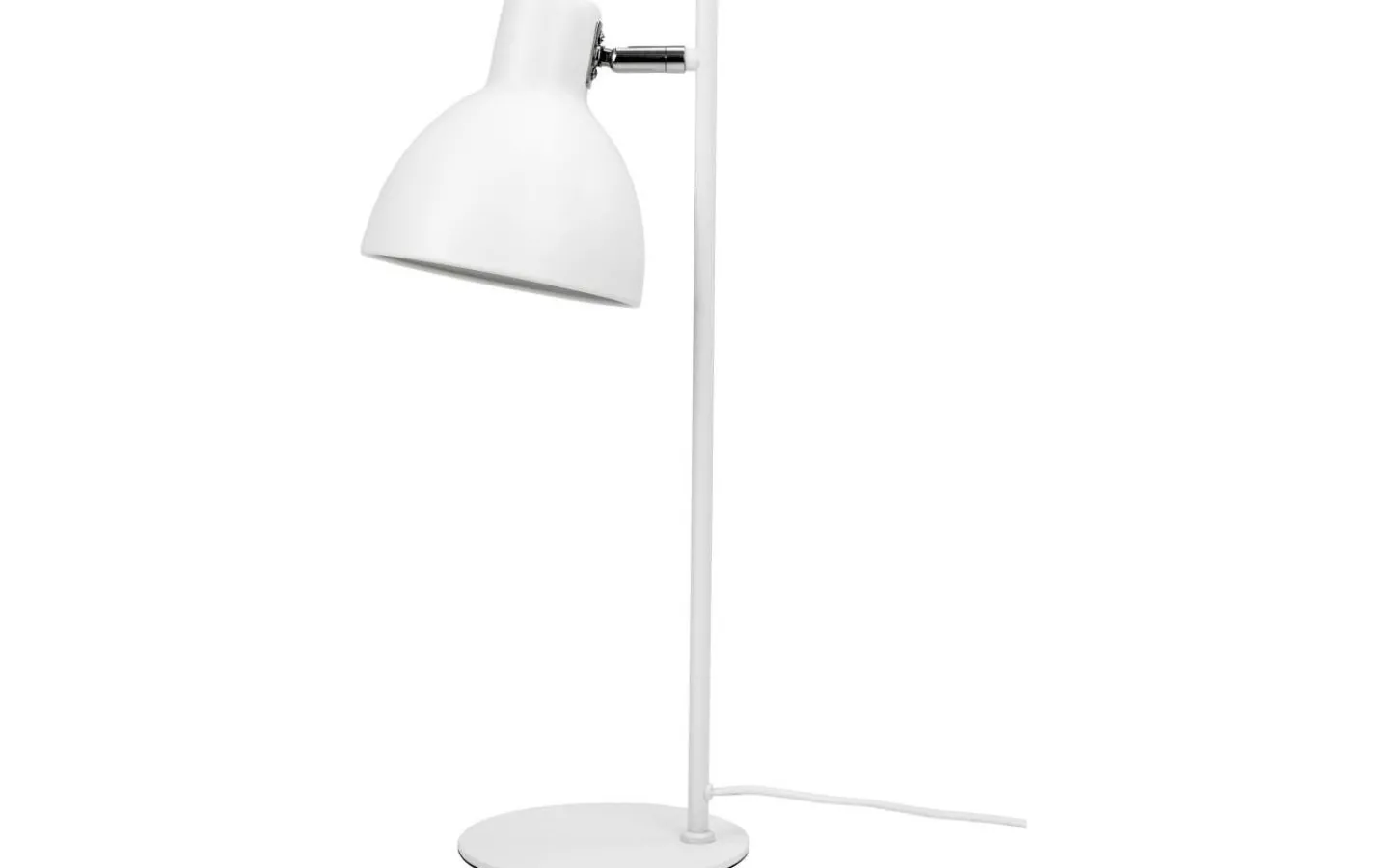 Dyberg Larsen Skagen Skrivbordslampa 50cm Vit/Krom* Skrivbordslampor