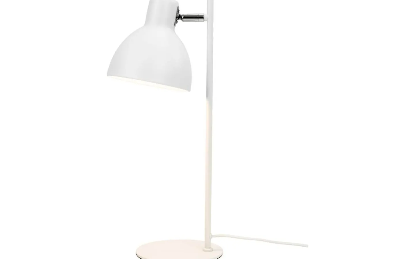 Dyberg Larsen Skagen Skrivbordslampa 50cm Vit/Krom* Skrivbordslampor