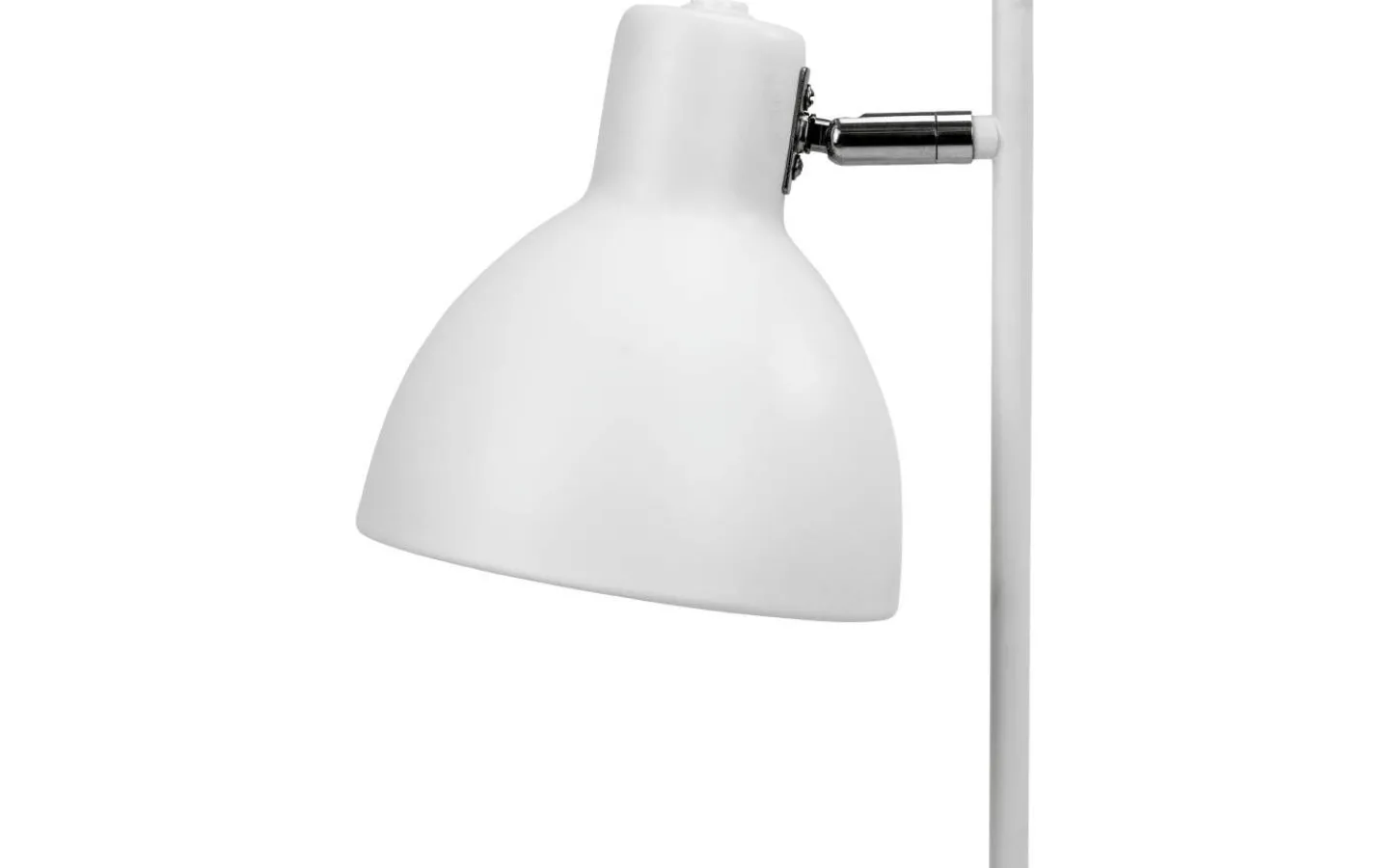 Dyberg Larsen Skagen Skrivbordslampa 50cm Vit/Krom* Skrivbordslampor