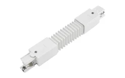 Skarv Flexibel, för 3-fas skena, Vit