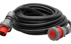 Skarvkabel Alu, CEE, 5G6 mm², 32A, 25 m, 3-fas, IP67