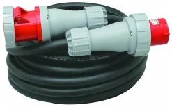 Skarvkabel CEE, 5G16 mm², 63A, 10 m, 3-fas, IP67
