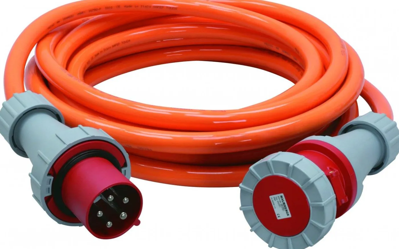 Skarvkabel PUR (H07BQ-F) 3-fas, 63A, 25 m, IP67