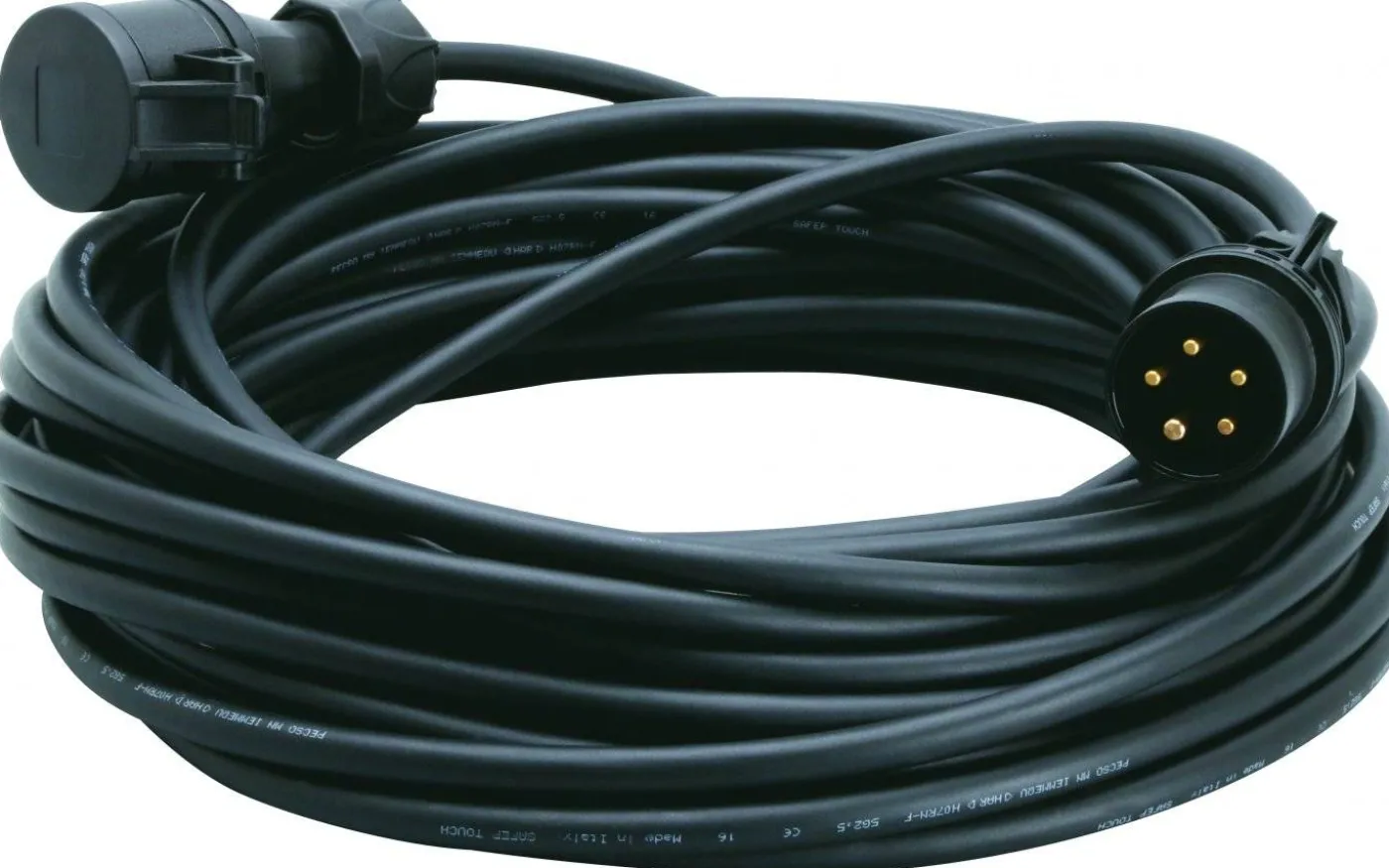 Skarvkabel Stage, 32A, 10 m, 3-fas, Svart, IP44