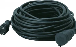 Skarvkabel Stage, 1-fas, Svart, 7,5 m, IP44