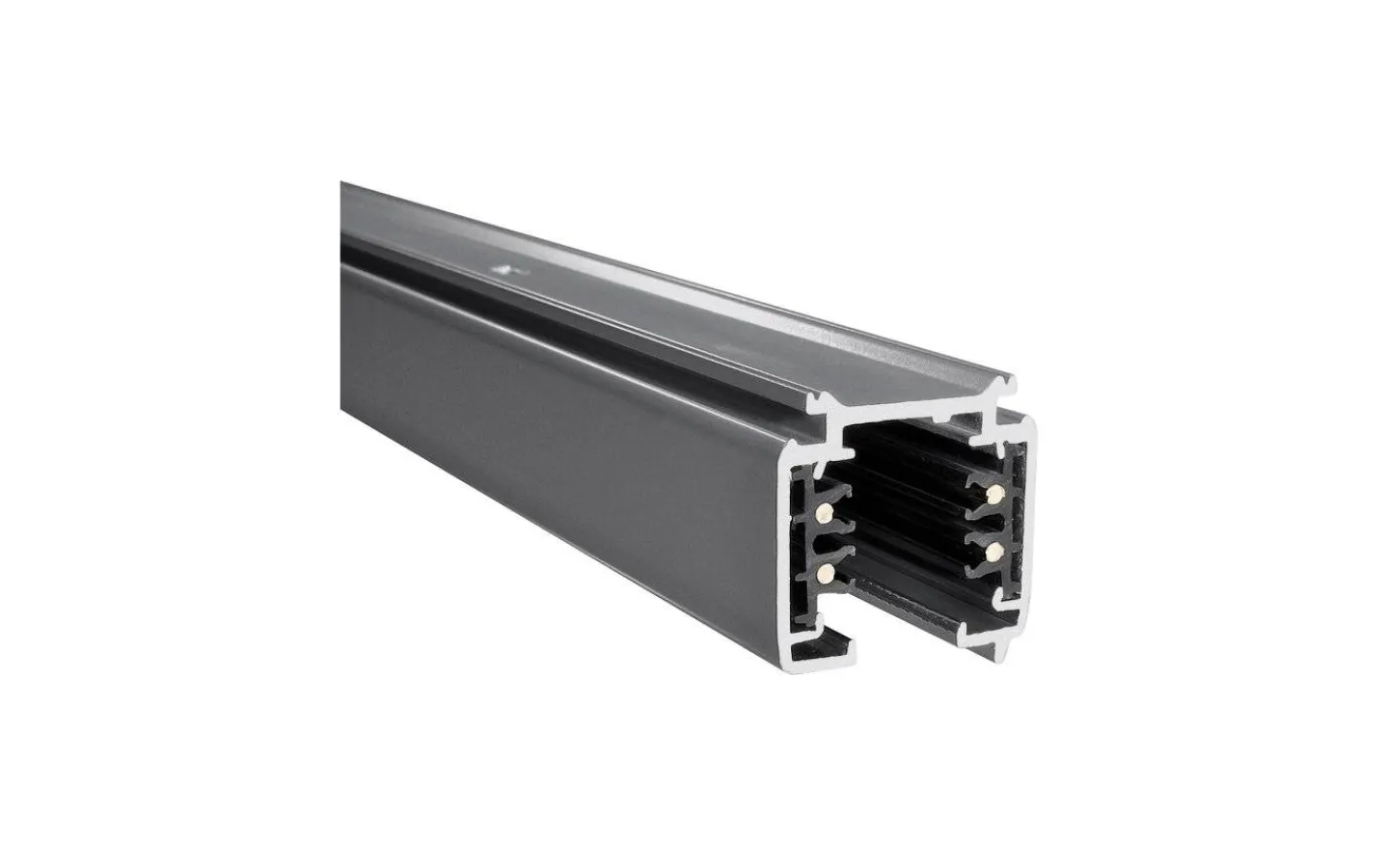 Malmbergs Skena, 3-fas, 2 m, Silver* Downlights, Spotlight