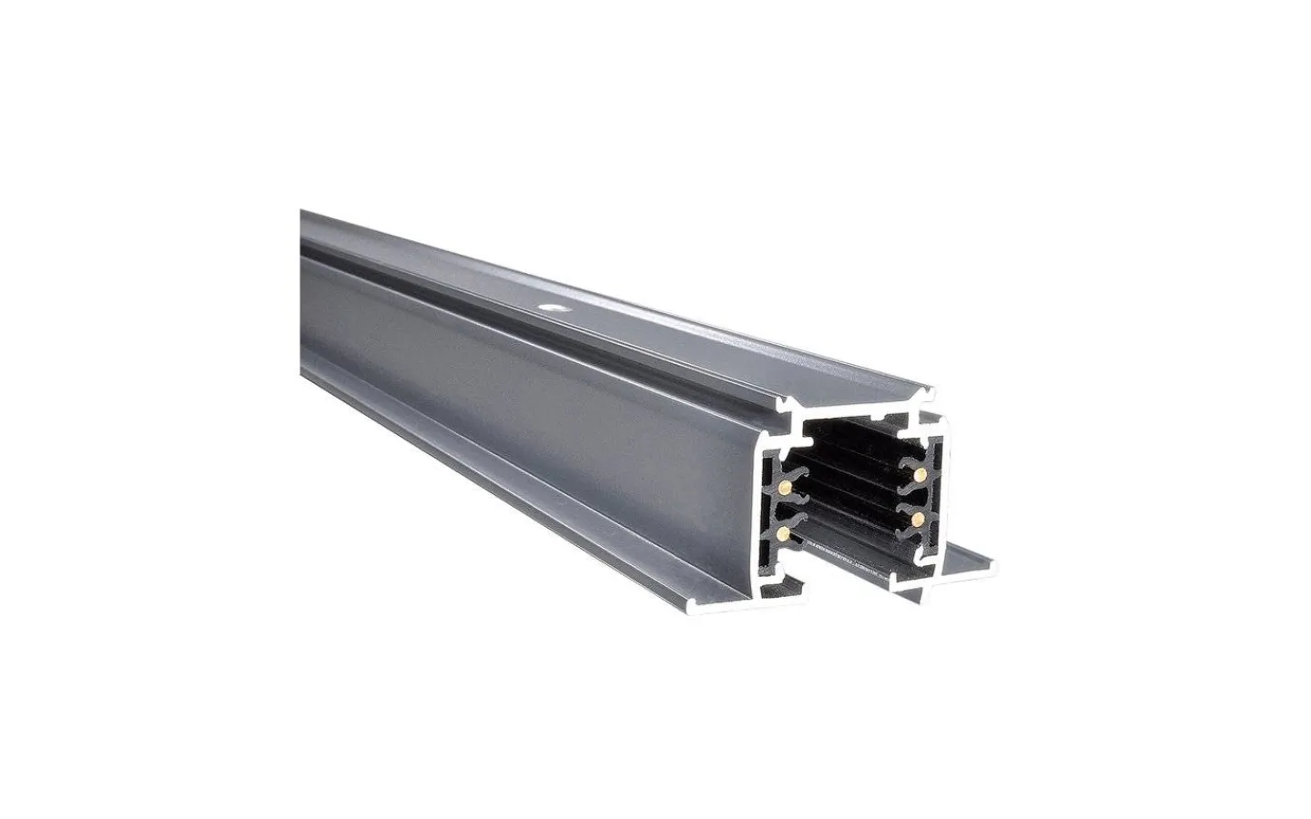 Malmbergs Skena, 3-fas Infälld, 1 m, Silver* Downlights, Spotlight