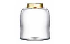 Karlskrona Lampfabrik Skeppsholmenoljehus 10''' - Klart glas / Mässing* Reservdelar Fotogenlampor