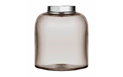 Karlskrona Lampfabrik Skeppsholmenoljehus 10''' - Rögfärgat glas / Nickel* Reservdelar Fotogenlampor