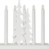 Star Trading Skog Adventsljusstake 27cm Vit* Visa Alla Adventsljusstakar|Adventsljusstakar 0-30 Cm