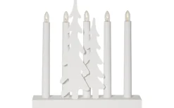 Star Trading Skog Adventsljusstake 27cm Vit* Visa Alla Adventsljusstakar|Adventsljusstakar 0-30 Cm
