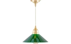 Reservglas Och Reservdelar<Karlskrona Lampfabrik Skomakarskärm 60/250 - Grönt överfångsglas