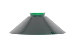 Karlskrona Lampfabrik Skomakarskärm 60/200 - Grönt överfångsglas* Reservglas Och Reservdelar