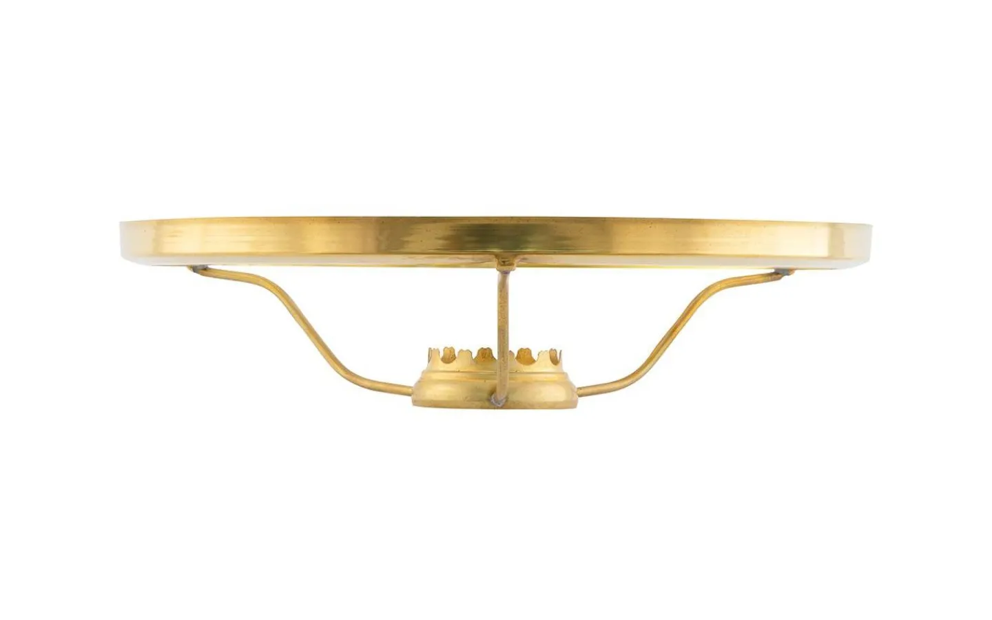 Karlskrona Lampfabrik Skärmring 10'''/235 - Mässing* Reservdelar Fotogenlampor