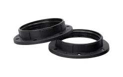 Lampsocklar & Skärmringar<Malmbergs Skärmringar, Svart, E14, 2 st/förp.