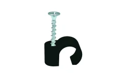 Skruvclips, Svart, Ø 22-26 mm, 3,9x42 mm, 10 st