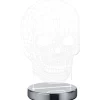 Skull Bordslampa LED i krom