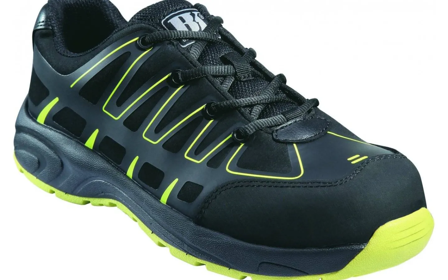 Malmbergs Skyddssko, EN345 S1P, Svart/gul, 40* Verktyg Och Arbetskläder