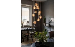 Globen Lighting Skyfall Taklampa 30cm 12xG4 Mässing/Amber* Vardagsrum|Kök & Matplats