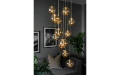 Globen Lighting Skyfall Taklampa 30cm 12xG4 Mässing/Amber* Vardagsrum|Kök & Matplats