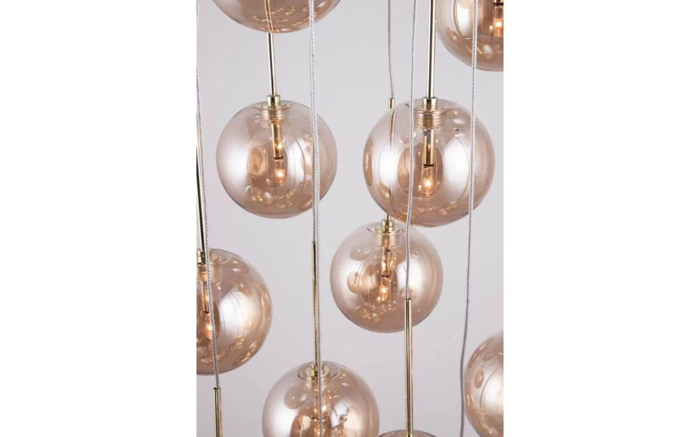 Globen Lighting Skyfall Taklampa 30cm 12xG4 Mässing/Amber* Vardagsrum|Kök & Matplats