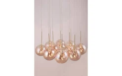 Globen Lighting Skyfall Taklampa 30cm 12xG4 Mässing/Amber* Vardagsrum|Kök & Matplats