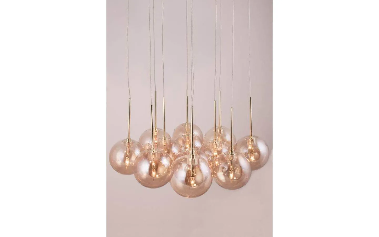 Globen Lighting Skyfall Taklampa 30cm 12xG4 Mässing/Amber* Vardagsrum|Kök & Matplats