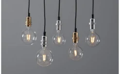 Sladdställ E14 Fade Mässing