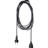 Sladdställ E27 Flex Outdoor 5m Svart IP44