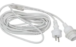 Sladdställ E27 Flex Outdoor 5m Vit IP44
